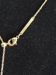Moonstone Stone Necklace 10K Yellow Gold 3.79g